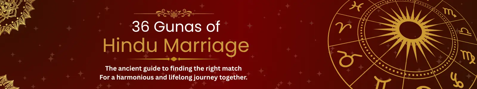 36 Gunas of Hindu Marriage